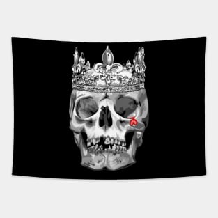 Skull and love Tapestry