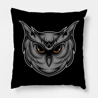 Head Owl Pillow