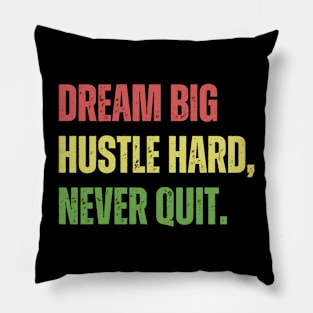 Dream big color Pillow