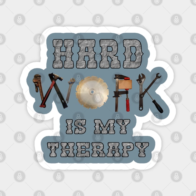 Hard Working Tee Magnet by faithfamilyhomedesigns