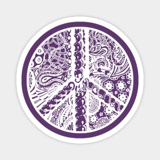 Circle of Peace Aussie Tangle White - See Description Note for Colour Options Magnet