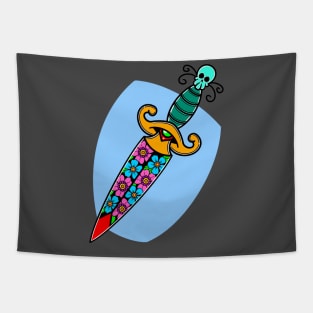 Flower Dagger Tapestry