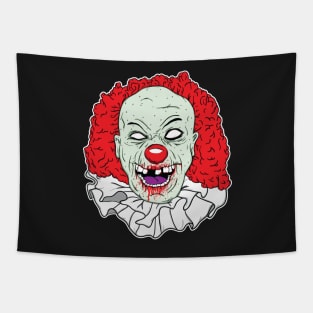 Zombie Clown Tapestry