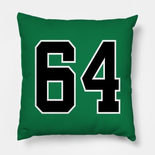 Number 64 Pillow