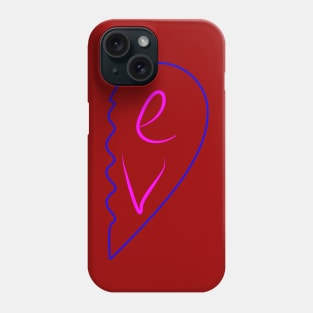 Right half of the heart Phone Case