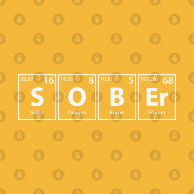 Sober (S-O-B-Er) Periodic Elements Spelling by cerebrands