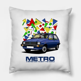 mini metro transparent illustration Pillow