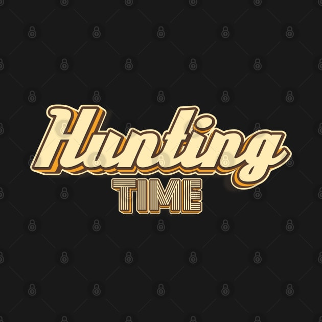 Hunting Time typography by KondeHipe