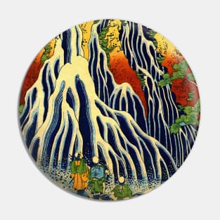 The Great Waterfall Japanese painting Pin