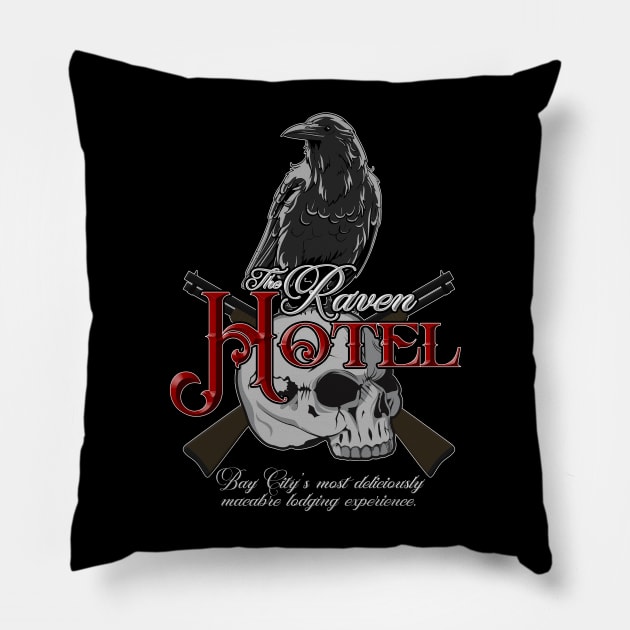 The Raven Hotel Altered Carbon Pillow by Bevatron