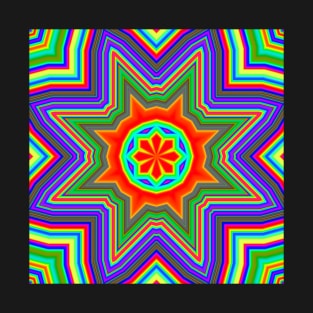 Trippy Psychedelic Acid Designs LSD T-Shirt