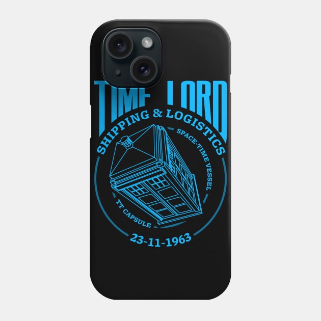 Time Lord Shipping & Logistics Phone Case by Bomdesignz