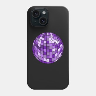 Purple Disco Ball Phone Case