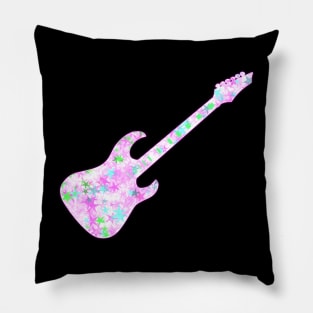 Cartoon Girlish Guitar Pillow