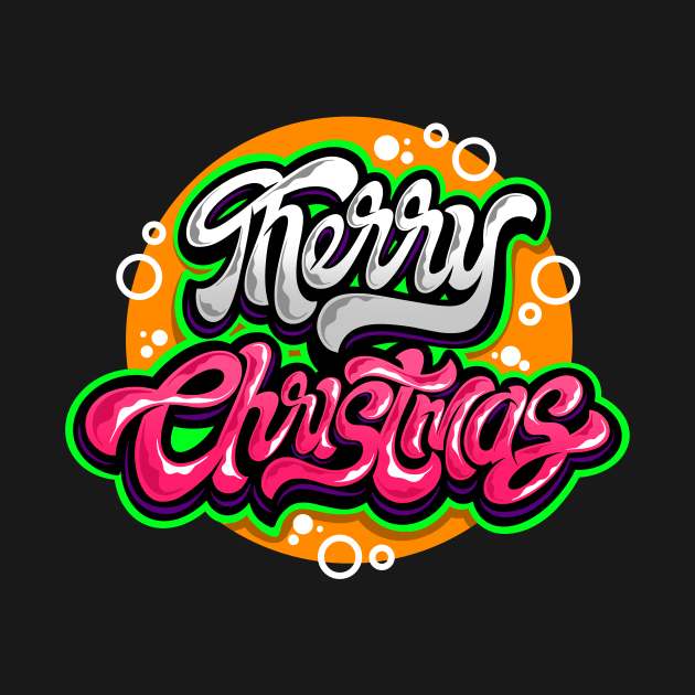 Merry Christmas Typography Lettering by dwikiyosi1