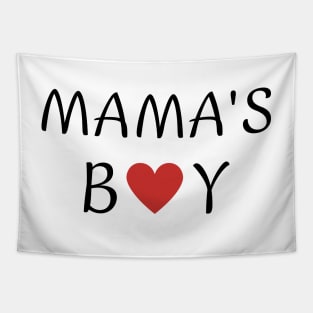 Mama's boy - boys valentines day - funny Tapestry