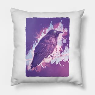 Ignis Raven Pillow