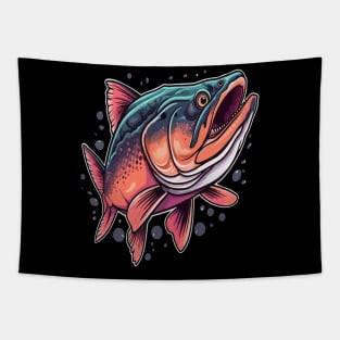 Salmon Coloring Book Tapestry