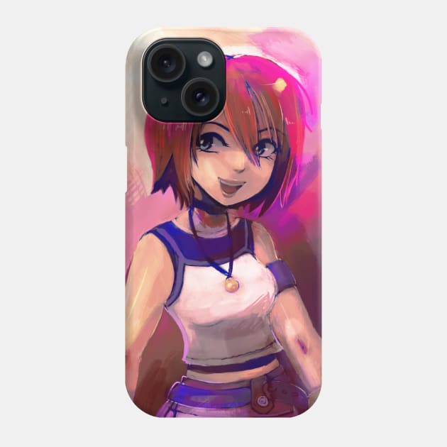 Kairi - Painterly Portrait Phone Case by saradaboru