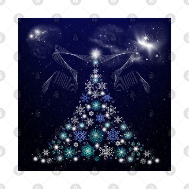 Christmas Tree and Space by Looly Elzayat