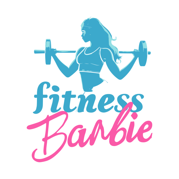 Fitness Barbie  Graphic T-shirt 01 by ToddT