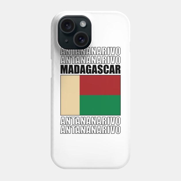 Flag of Madagascar Phone Case by KewaleeTee