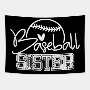 Proud Baseball Sister, Sports Gift Tapestry