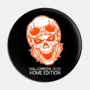 Orange Skull Monster - Halloween 2020 Home Edition Pin