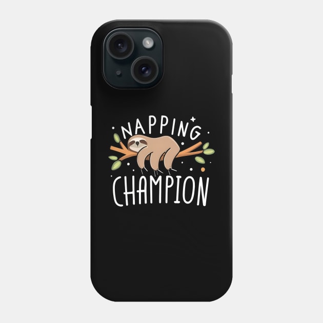 Napping champion Phone Case by NomiCrafts