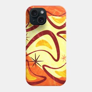 Retro Boomerang Pattern Phone Case