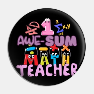 Math teacher Pin