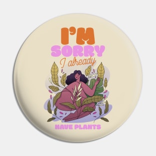 Plant Lover Garden Gardening Gardener Nature Lover Pin