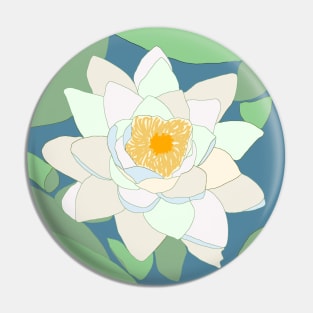 Water Lily - Cragside Garden Pin