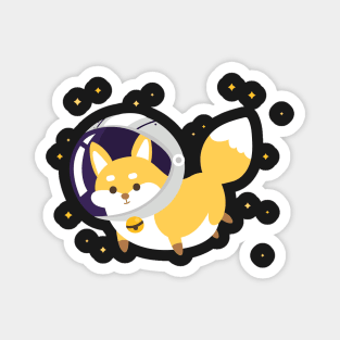 Space Dog Magnet