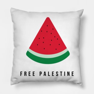 Free Palestine Watermelon Pillow