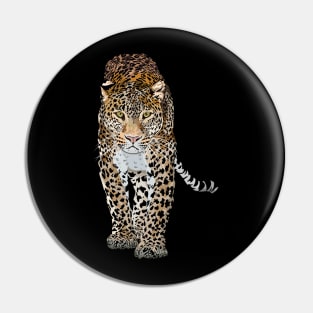 Walking Leopard Pin