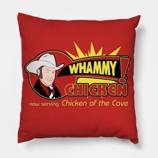 Whammy Chicken of the Cave Pillow