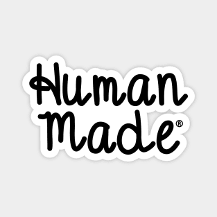 HUMAN MADE - black collector design Magnet