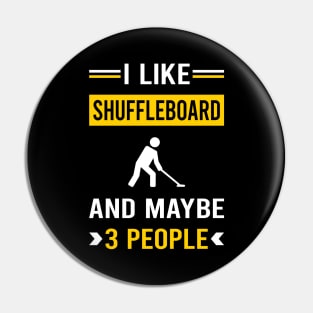 3 People Shuffleboard Pin