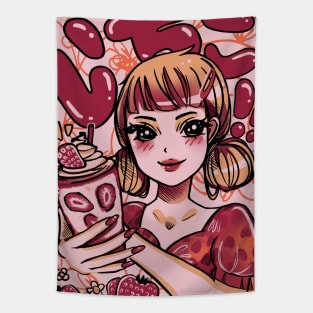 Strawberry Girl Tapestry