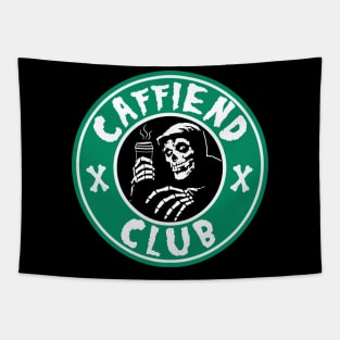 CAFFIEND CLUB ))(( Crimson Ghost Coffee Blend Tapestry