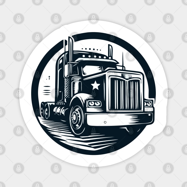 trucker Magnet by artoriaa
