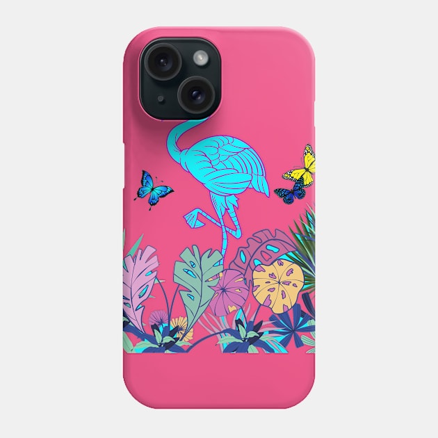 Flamingo Paradiso Phone Case by Oceana Studios