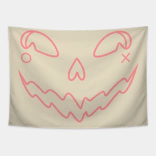 Smiley Face - Evil face design Tapestry