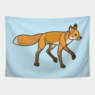 Geometric Fox Tapestry