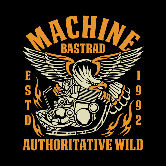 Machine motorcylce by Abrom Rose