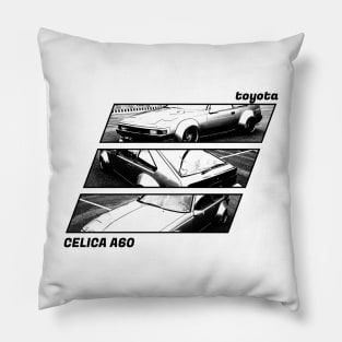 TOYOTA CELICA 2800GT A60 Black 'N White Archive 2 Pillow