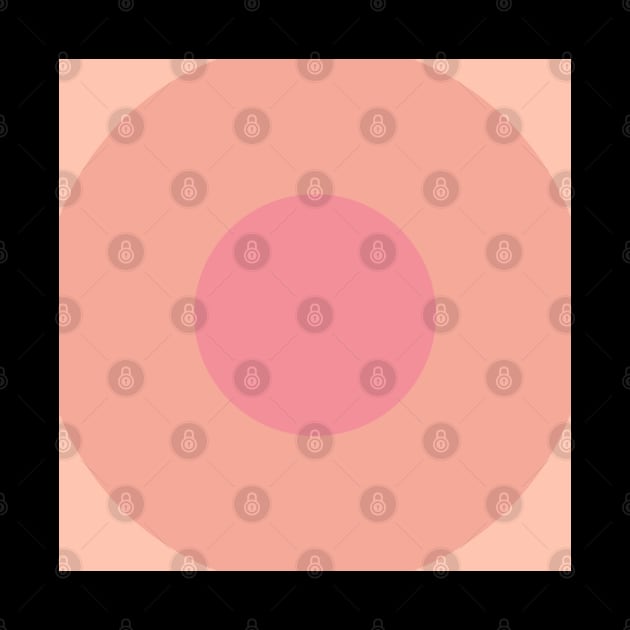 Pink Circles Pattern by Peaceful Space AS