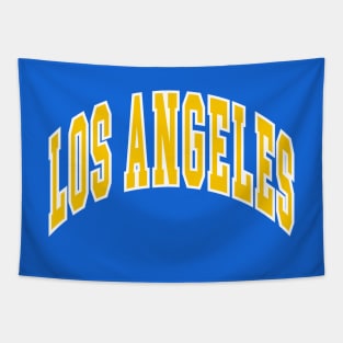 Los Angeles - Block Arch - Blue Gold/White Tapestry