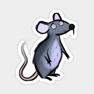 Cute Rat Drawing Magnet